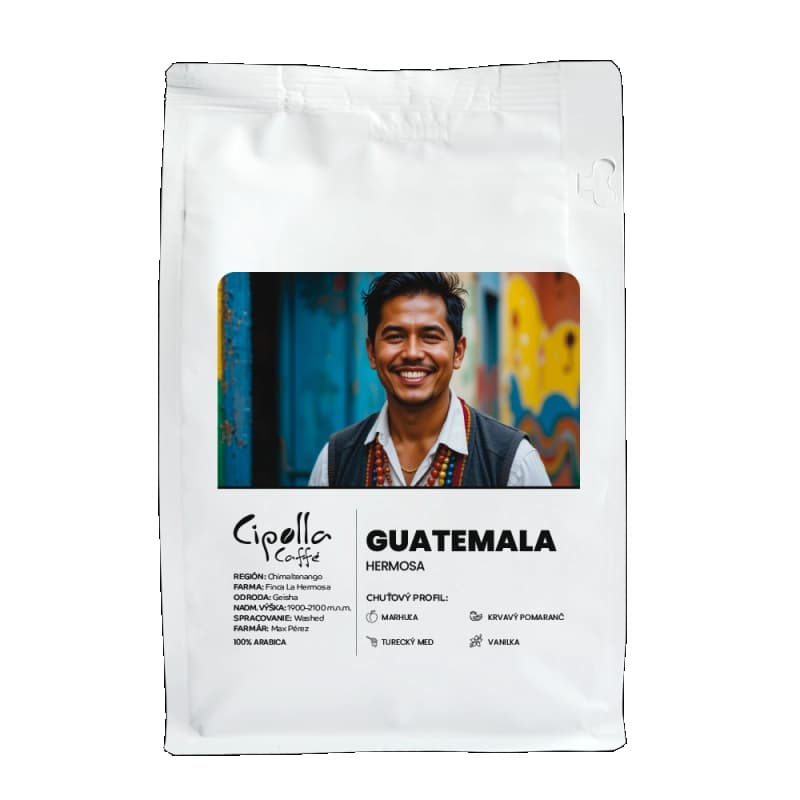 Guatemala Hermosa — čerstvo pražená zrnková káva