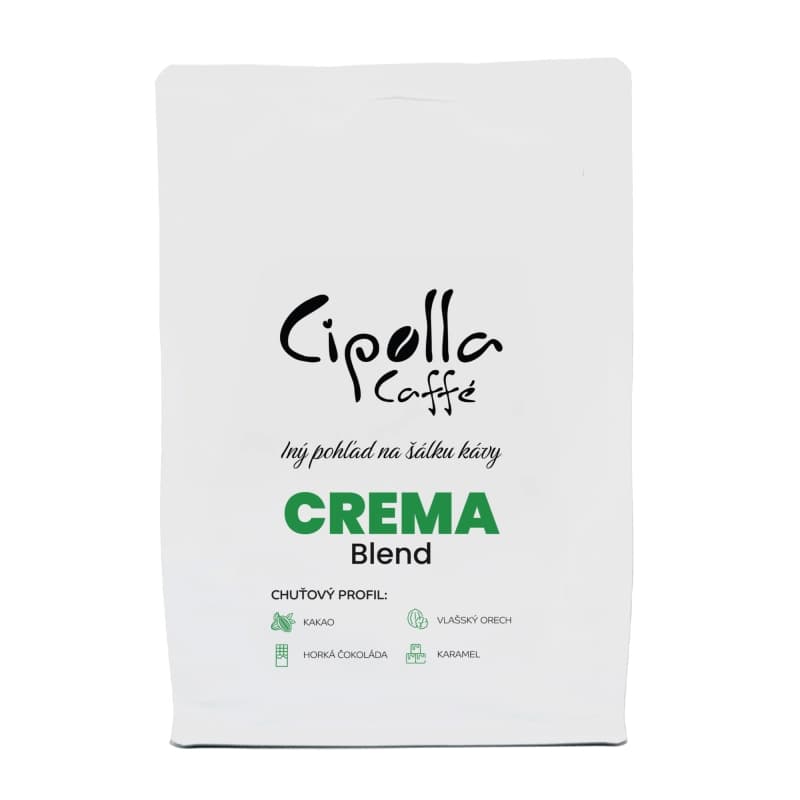 Crema — čerstvo pražená zrnková káva
