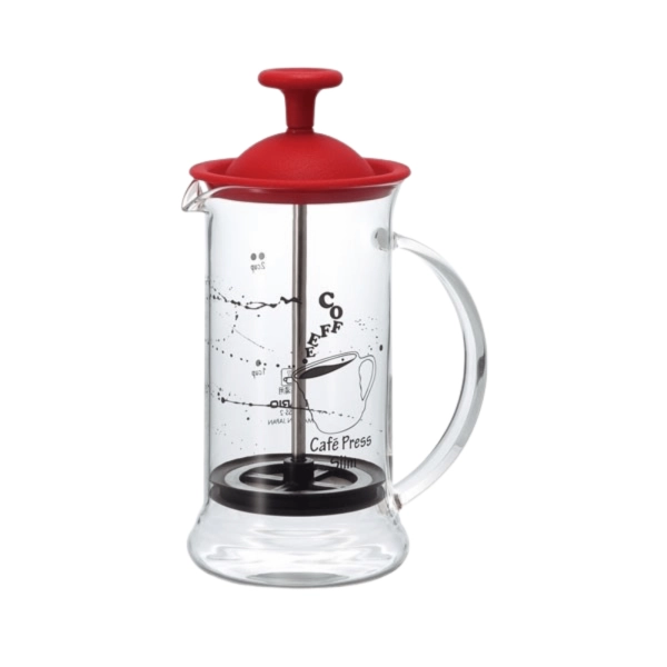 Hario French Press 240 ml – červený