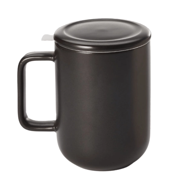 Pohár na sypané čaje – čierny 350 ml